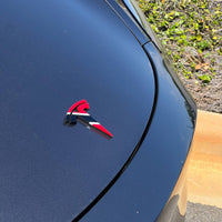 Tesla Multicolor 3D Emblems – Custom Badges (Set of 2)