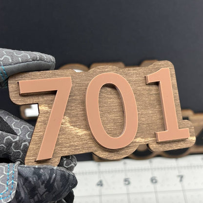 Custom Door Sign Numbers – 3D House Address Plaque Acrylic Home Number Sign