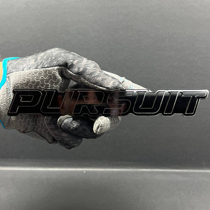 1pcs PURSUIT 3D Emblem – Multicolor Acrylic Car Badge for Fender & Trunk