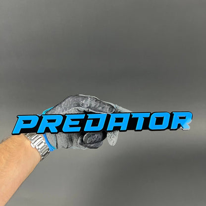 1PC PREDATOR 3D Badge – Acrylic Fender Trunk Tailgate Car Truck Decal