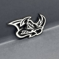 Rhino Badges – 2PCS Angry 3D Emblems for Car Truck Fender Decal