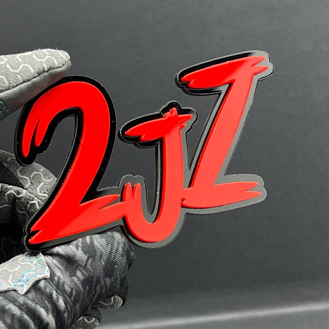 1PC 2JZ Engine Emblem – Custom 3D Multicolor Acrylic Exterior Fender Trunk Badge