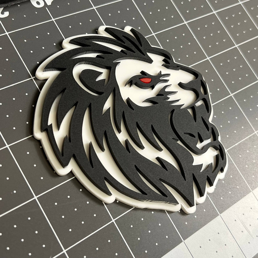 1PCS LION 3D Emblem Custom Badge Sticker for Car SUV TRUCK