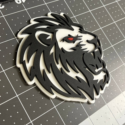 1PCS LION 3D Emblem Custom Badge Sticker for Car SUV TRUCK