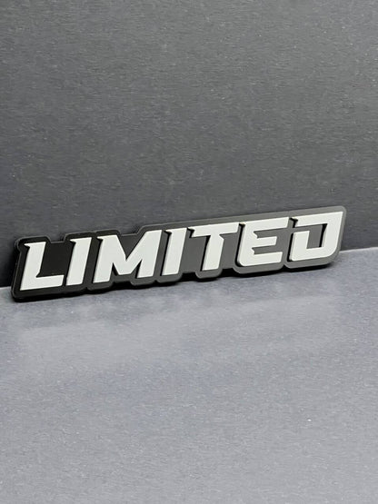 LIMITED Emblem Car/Truck, (2) BADGES, Fender Emblem  Agressive Raging