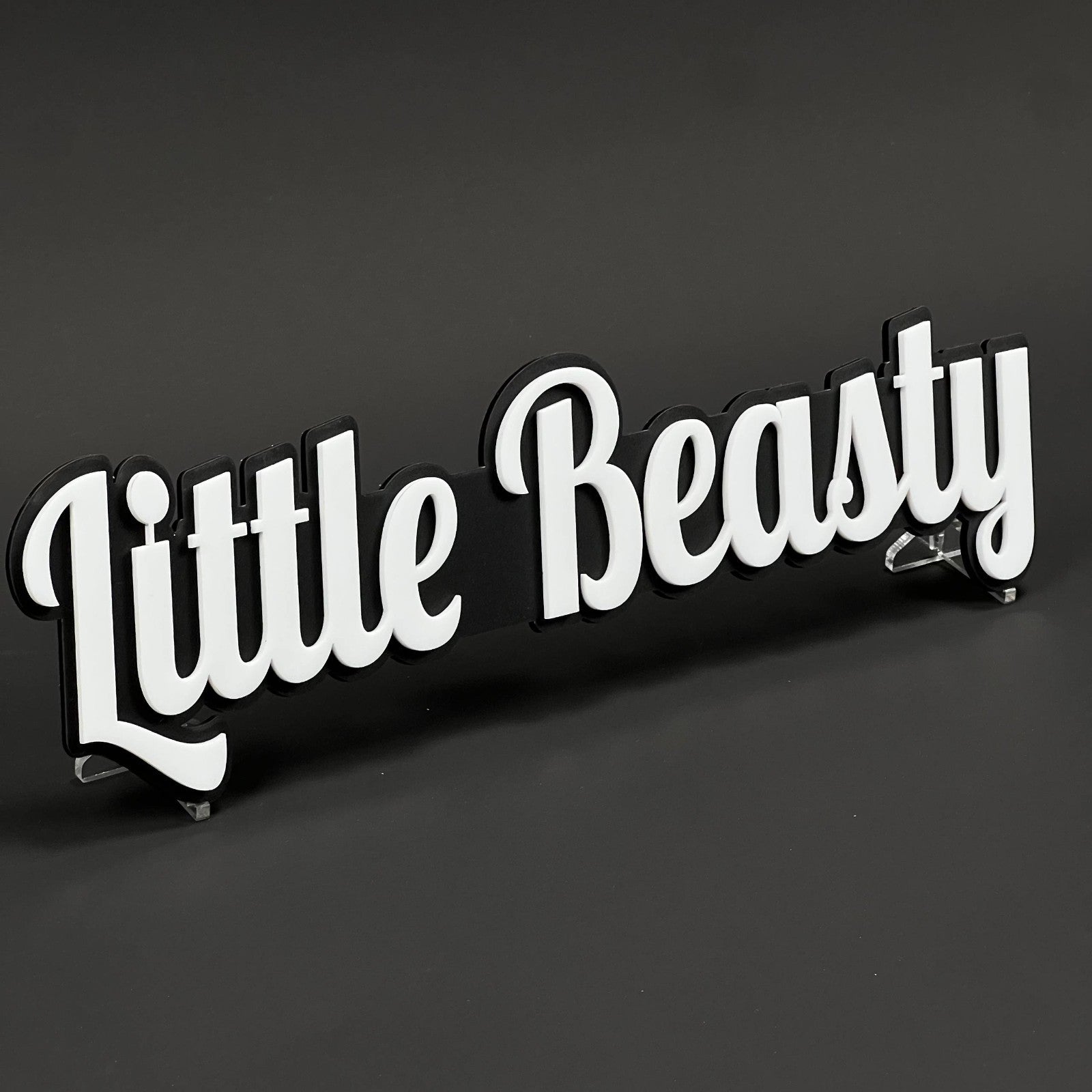 1PCS LITTLE BEASTY 3D Badge – Acrylic Fender Tailgate Car Truck Sticker Decal