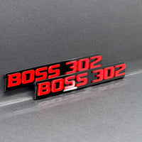 2PCS BOSS 302 Emblems – Durable 3D Multicolor Fender & Tailgate Badges