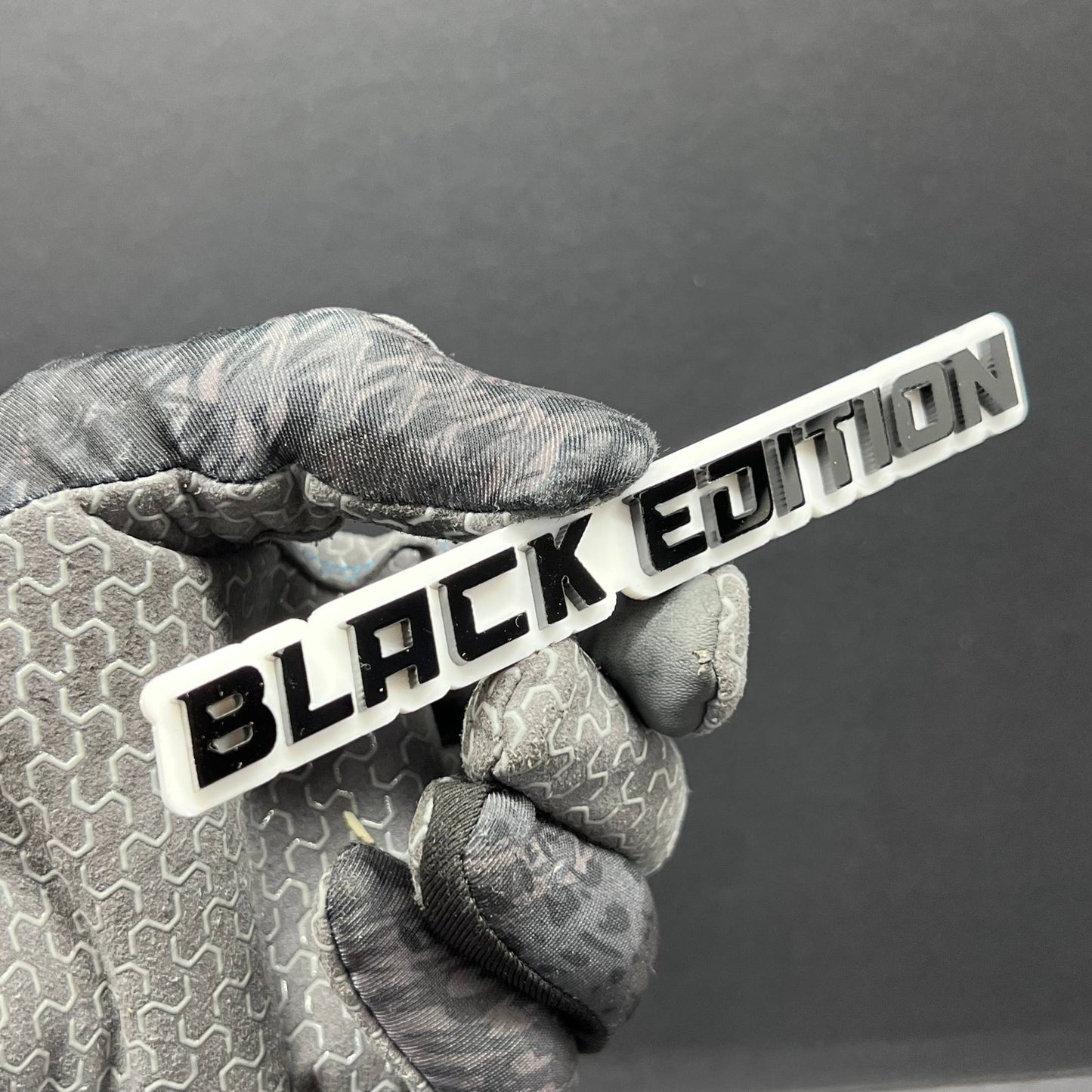 1PC Black Edition Emblem – Durable 3D Acrylic Car, Truck & SUV Badge