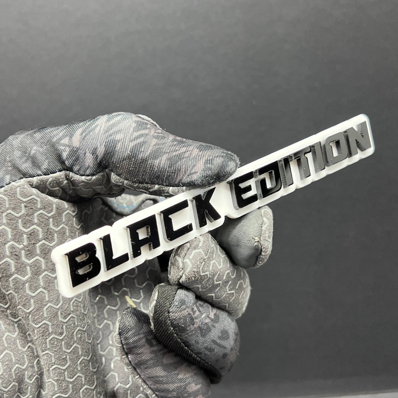 1PC Black Edition Emblem – Durable 3D Acrylic Car, Truck & SUV Badge