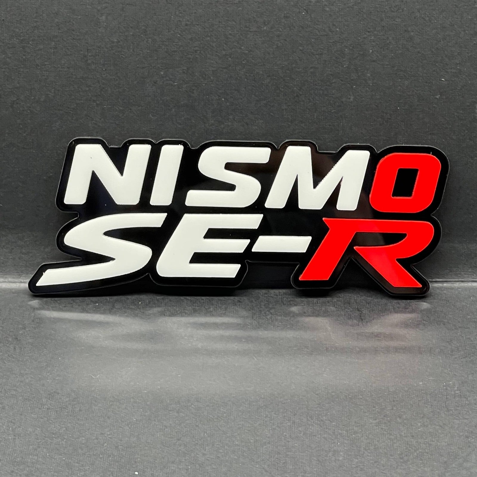 1pcs NISMO SE-R Multicolor 3D Car Emblem – Durable Acrylic Fender & Trunk Decal