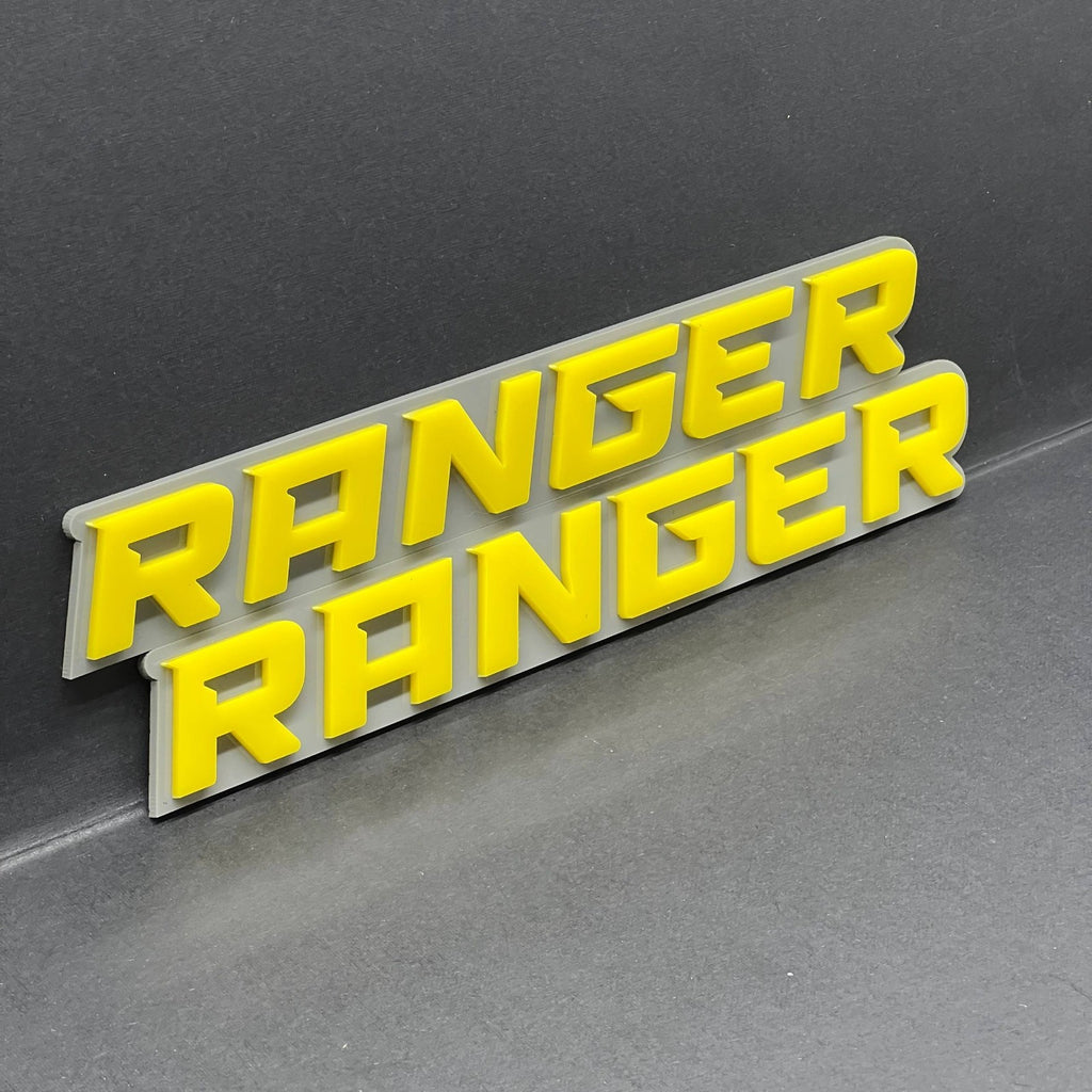 1PC RANGER Emblem – Durable 3D Acrylic Custom Car & Truck Decal