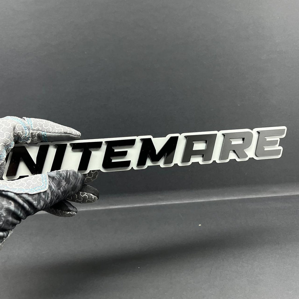 1PC NITEMARE 3D Emblem Custom Badge Sticker for Car SUV TRUCK