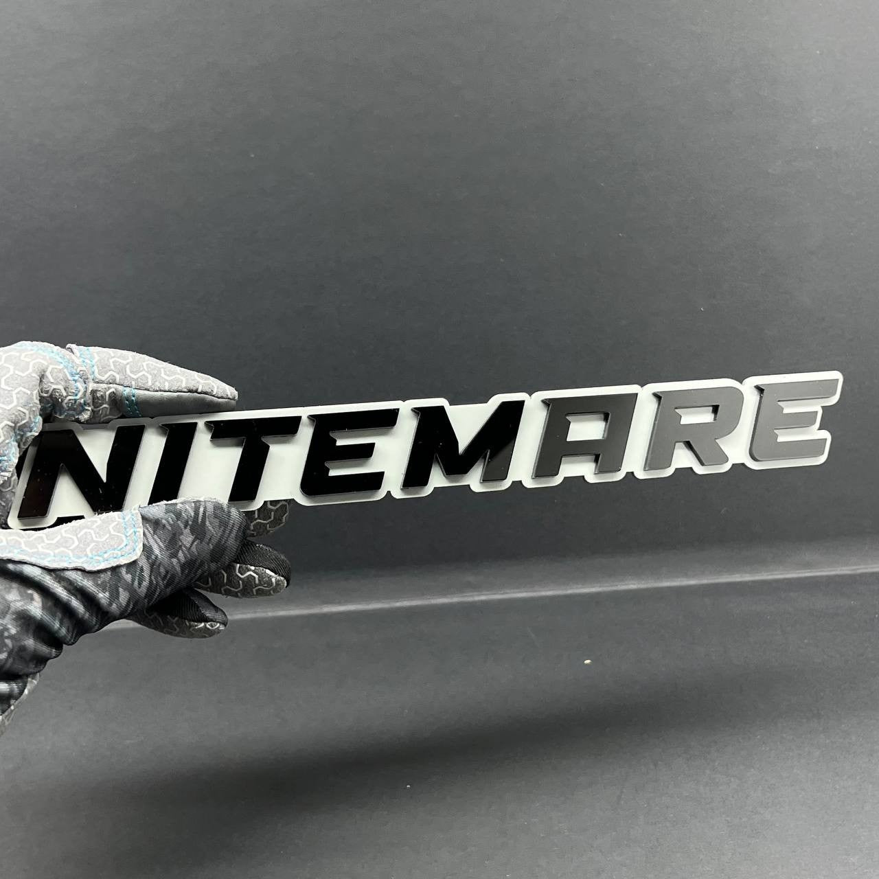1PC NITEMARE 3D Emblem Custom Badge Sticker for Car SUV TRUCK