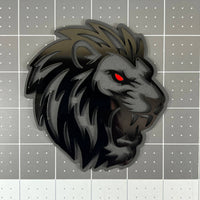 1pcs LION Multicolor 3D Acrylic Emblem – Custom Car, Truck & SUV Exterior Badge