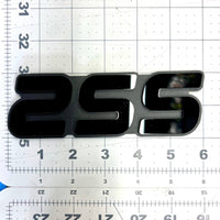 2SS Multicolor 3D Car Emblem – Durable Acrylic Fender & Trunk Decal 1pc