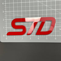 1PCS STD 3D Badge – Acrylic Fender Tailgate Car Truck Sticker Decal
