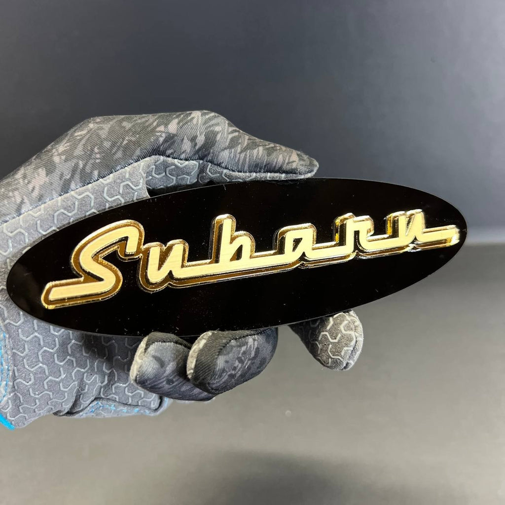 1PC Subaru 3D Emblem – Exterior Fender or Trunk Badge for Subaru Vehicles
