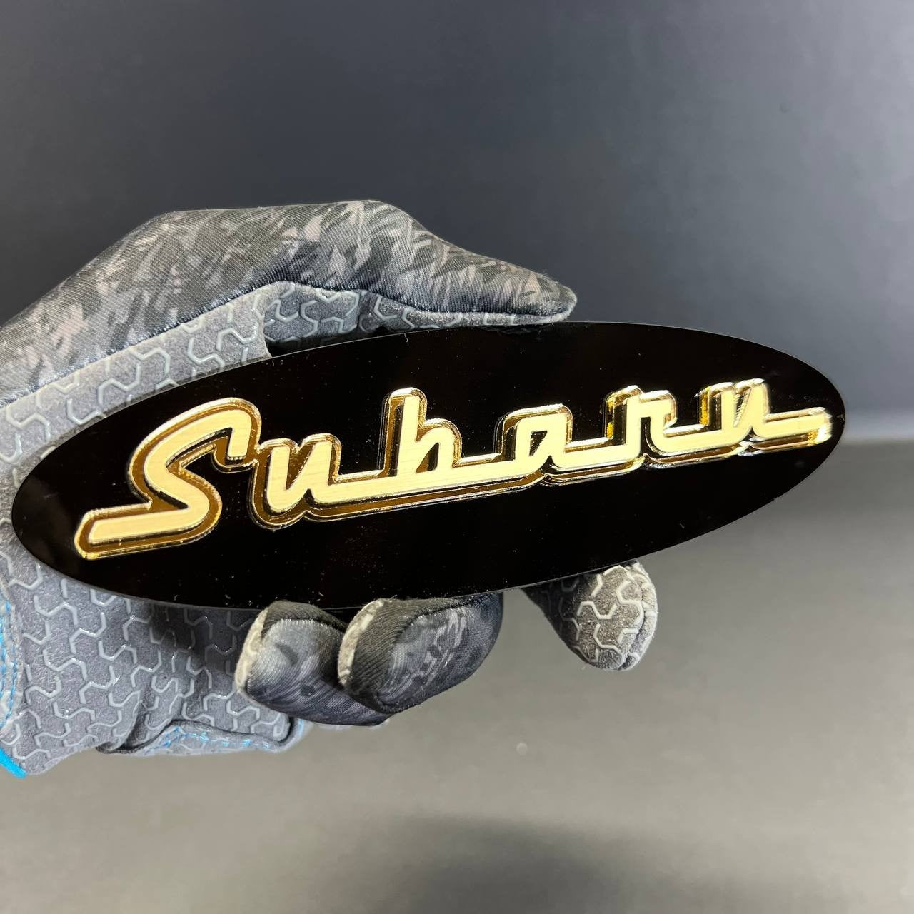 1PC Subaru 3D Emblem – Exterior Fender or Trunk Badge for Subaru Vehicles