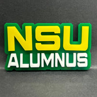 1PC NSU ALUMNUS 3D Acrylic Emblem Badge for Car SUV or Truck – Fender/Tailgate