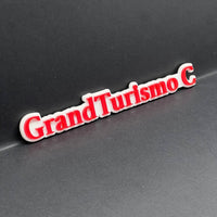 1PC Grand Turismo C Logo Emblem – 3D Multicolor Acrylic Car Fender Trunk Badge