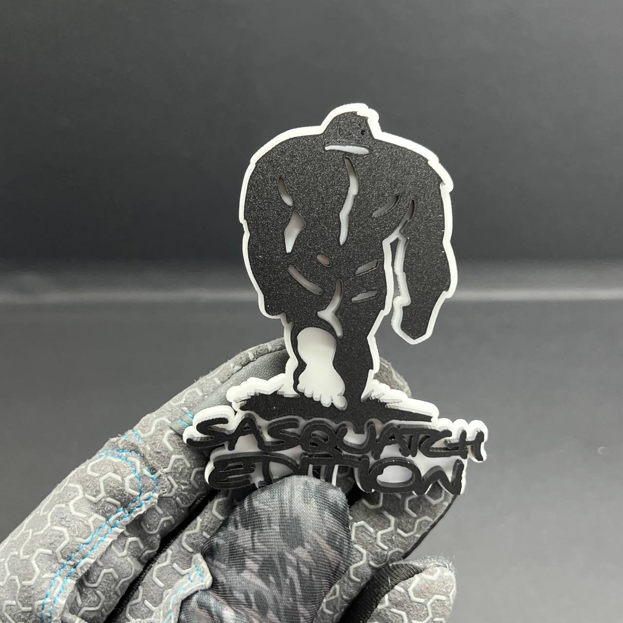 1PC SASQUATCH EDITION Emblem – 3D Acrylic Off-Road Badge for Truck SUV