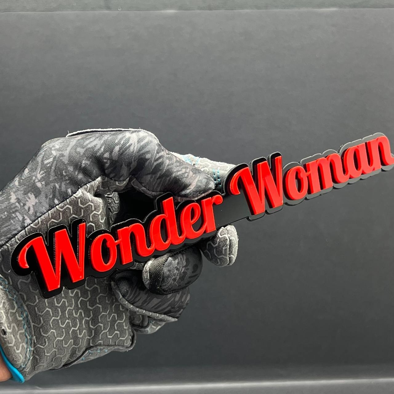 Wonder Woman 3D Emblem – Custom Acrylic Car, Truck & SUV Badge 1pcs