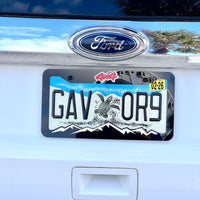 2D MOUNTAINS COLOR CHOICE LICENSE PLATE FRAME 4x4 MOUNTAINS