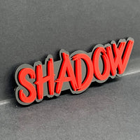 1PC SHADOW Emblem – 3D Acrylic Tailgate Badge Decal for Car Truck SUV