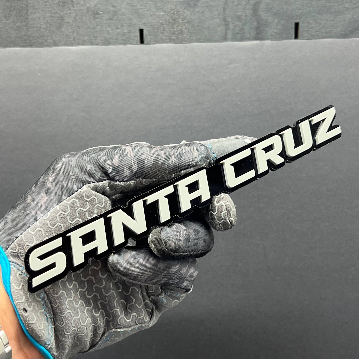 1PC SANTA CRUZ Emblem – Custom 3D Acrylic Fender & Tailgate Car Badge