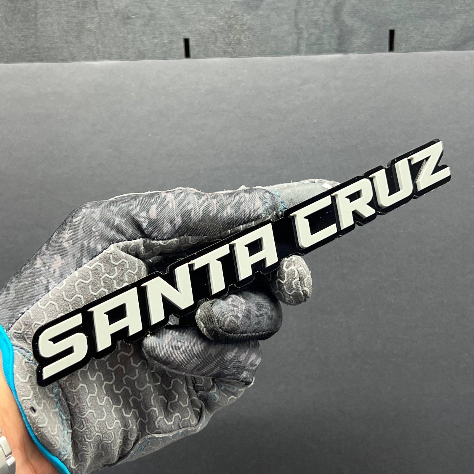 1PC SANTA CRUZ Emblem – Custom 3D Acrylic Fender & Tailgate Car Badge
