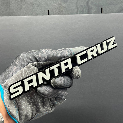 1PC SANTA CRUZ Emblem – Custom 3D Acrylic Fender & Tailgate Car Badge