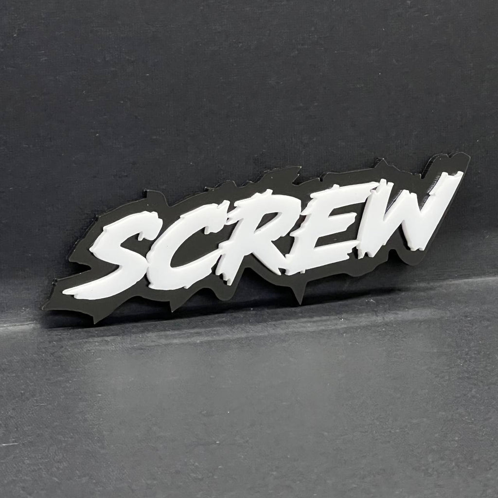 1PC SCREW Emblem Custom Fender or Tailgate Badge for Car SUV or Truck