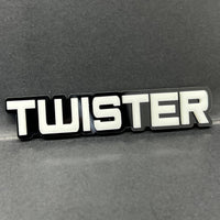 1x TWISTER 3D Acrylic Emblem – Custom Multicolor Car, Truck & SUV Exterior Badge