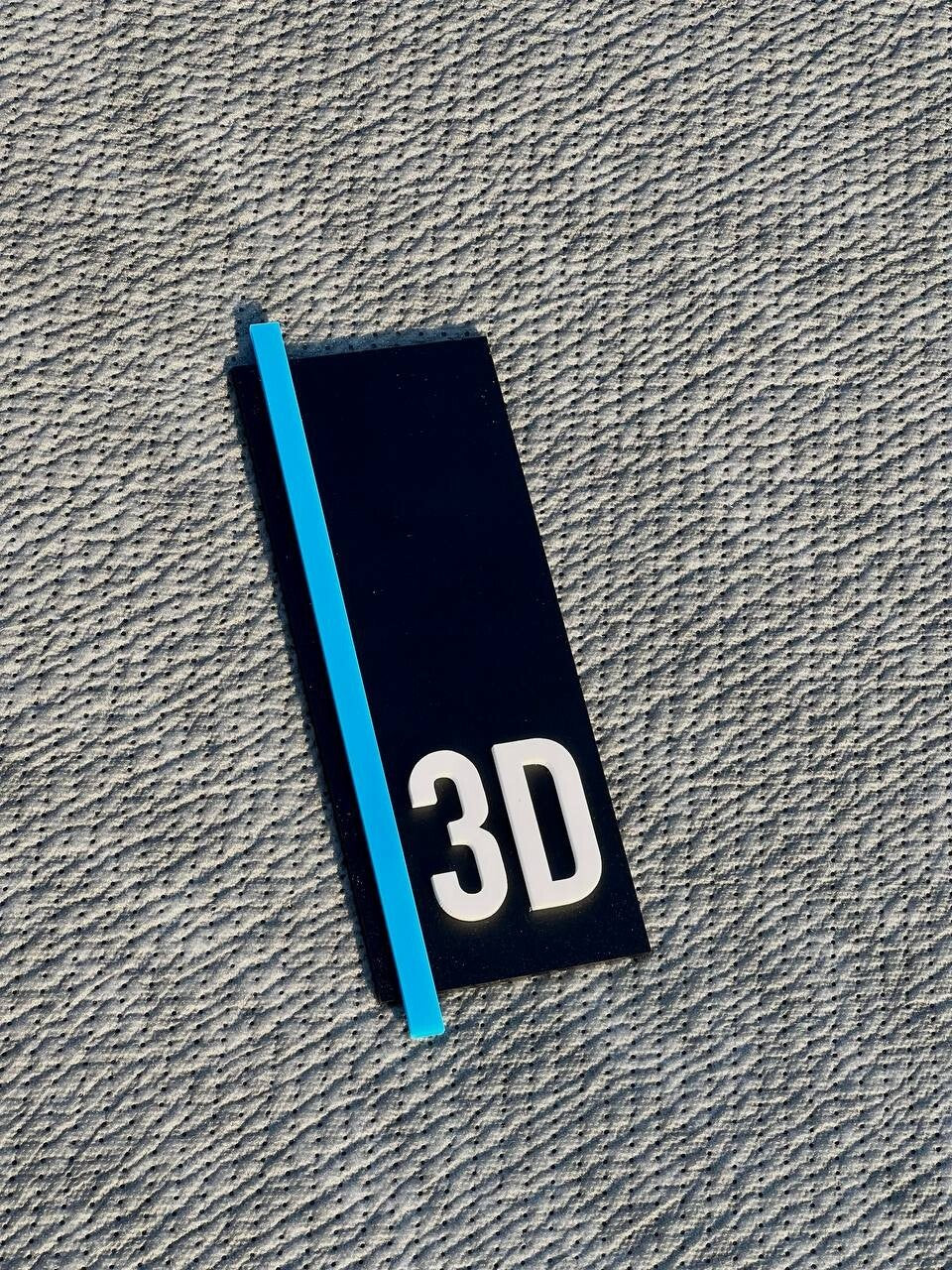 Custom Door Number Sign – Modern Matte House Plaque, Personalized Address Doorpl