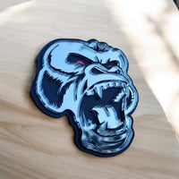 Gorilla Mirror Emblem Badges Car Truck (2 BADGES) Fender Angry Agressive