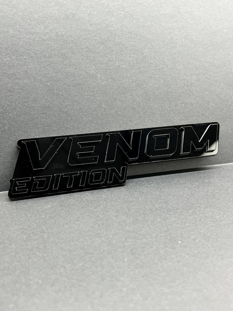 1pcs Venom Black Edition Emblem Car Badges Badass 3D Sticker Decal Multicolor