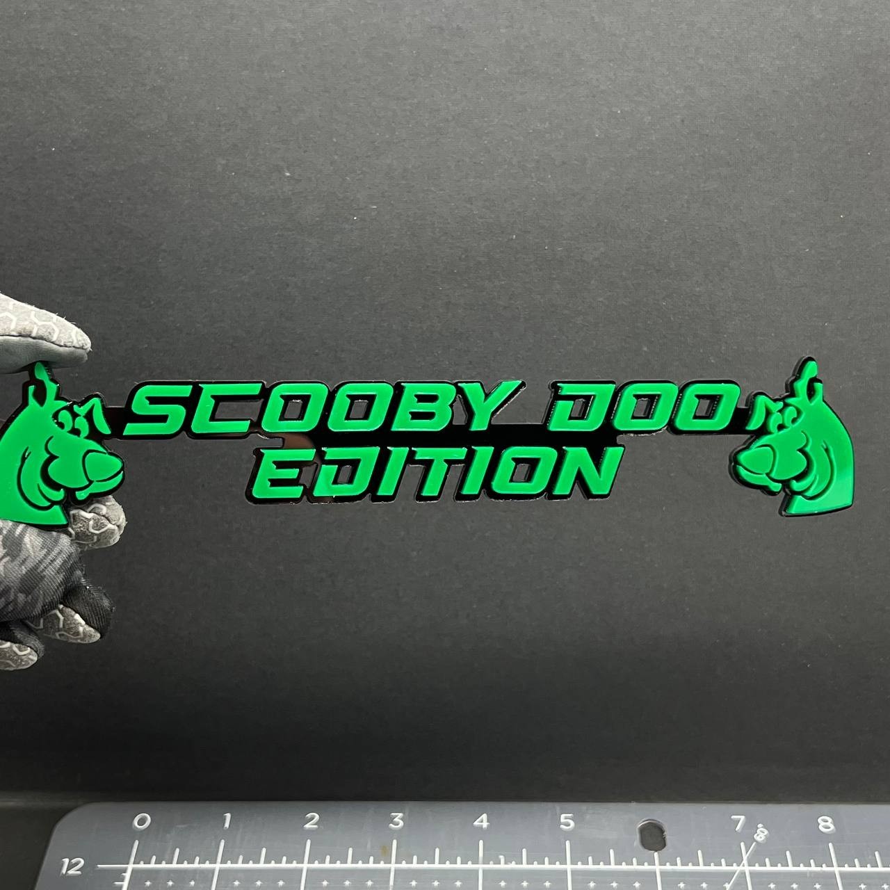 1x Scooby Doo Edition Emblem – 3D Multicolor Acrylic Car Badge Decal Sticker