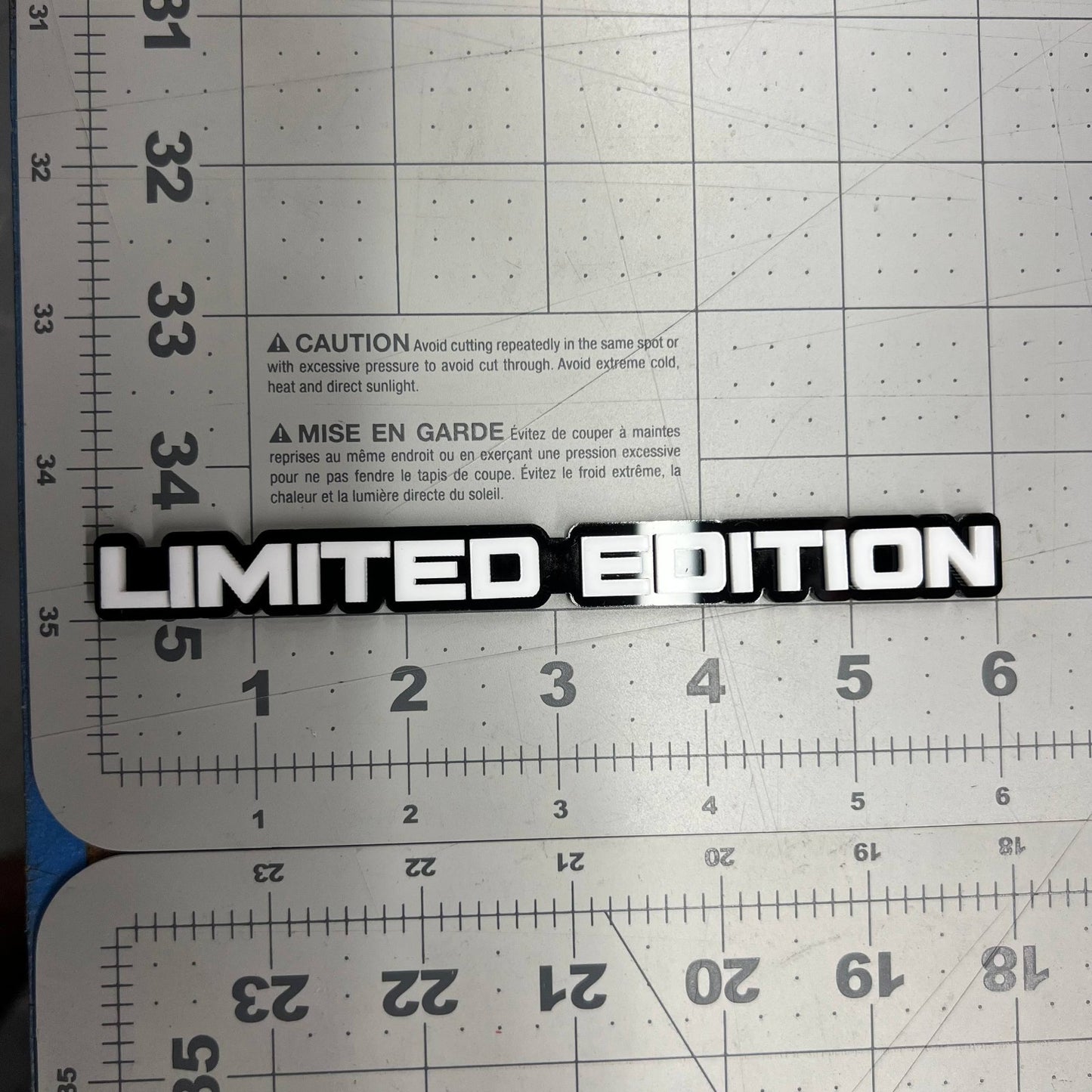 1PC LIMITED Edition Emblem – Custom 3D Multicolor Acrylic Fender & Trunk Badge