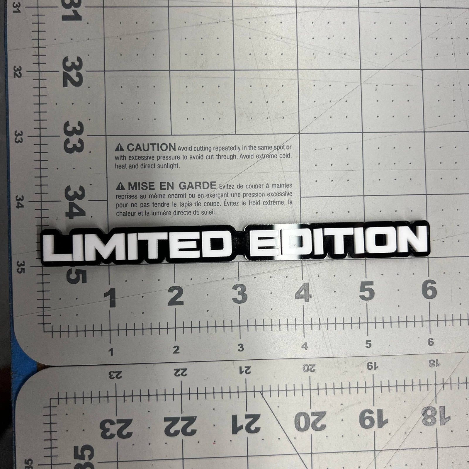 1PC LIMITED Edition Emblem – Custom 3D Multicolor Acrylic Fender & Trunk Badge