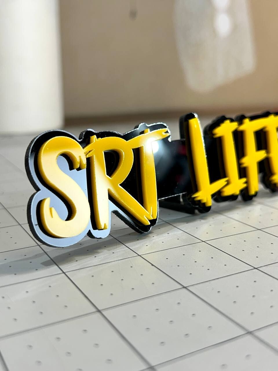 SRT LIFE Multicolor Emblems –  SRT Side Fender Badges (Set of 2) for SRT Emblem