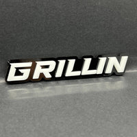 1PC GRILLIN Badge – 3D Multicolor Acrylic Car Truck SUV Fender & Tailgate Emblem