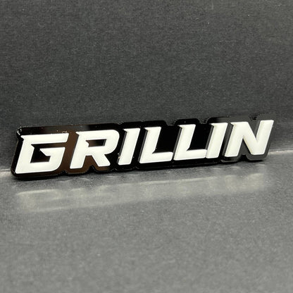 1PC GRILLIN Badge – 3D Multicolor Acrylic Car Truck SUV Fender & Tailgate Emblem