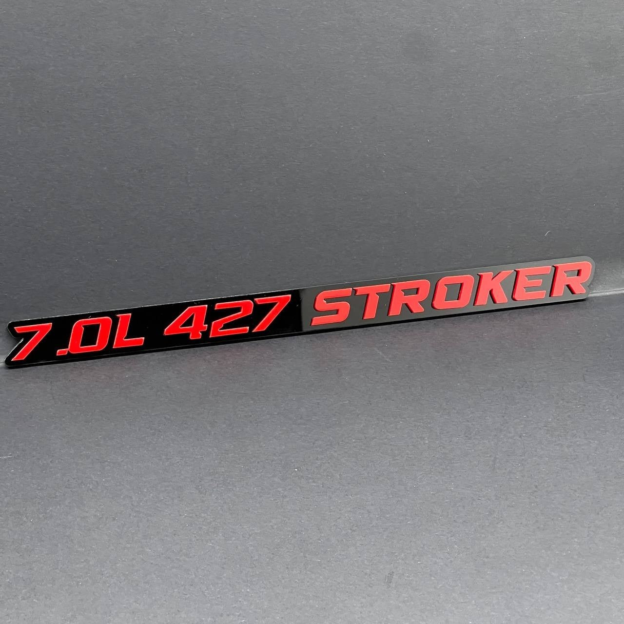 2pcs 7.0L 427 STROKER Emblems Multicolor  – Side Fender Badges for Muscle Cars