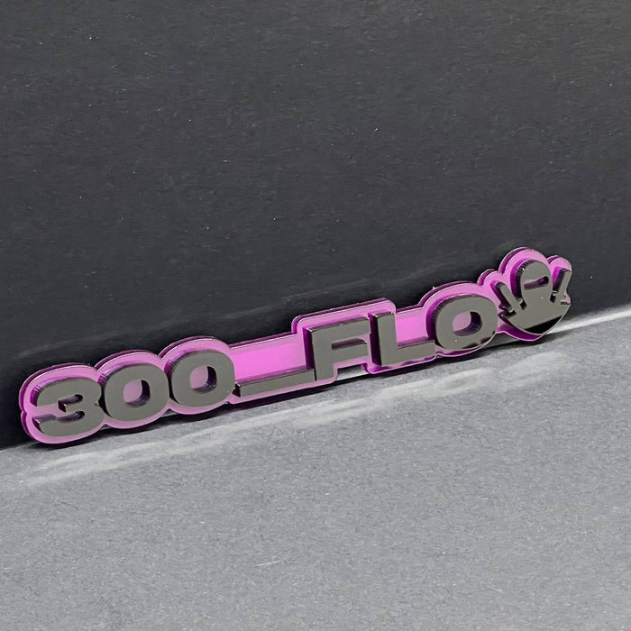 1PC 300 FLO Emblem – Acrylic Tailgate or Fender Badge