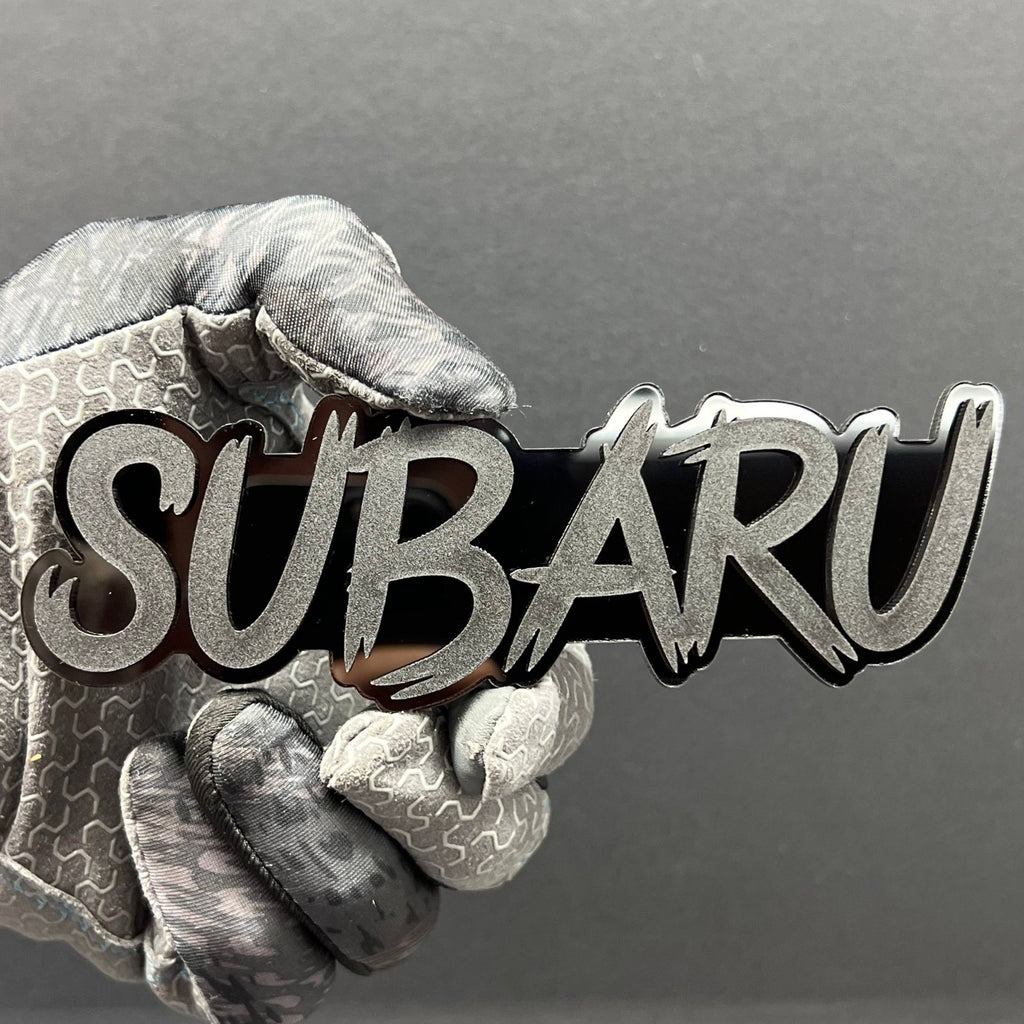 1pcs Subaru 3D Emblem – Multicolor Acrylic Car Badge Decal for Fender & Trunk