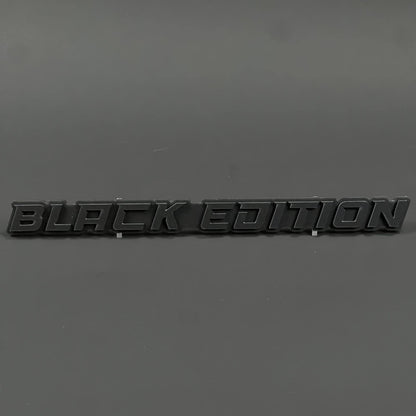 1PCS BLACK EDITION 3D Acrylic Badge – Car Truck Fender Tailgate Sticker Decal