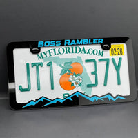 BOSS RAMBLER License Plate Frame Cover – Car Tag Frame for Truck SUV Car