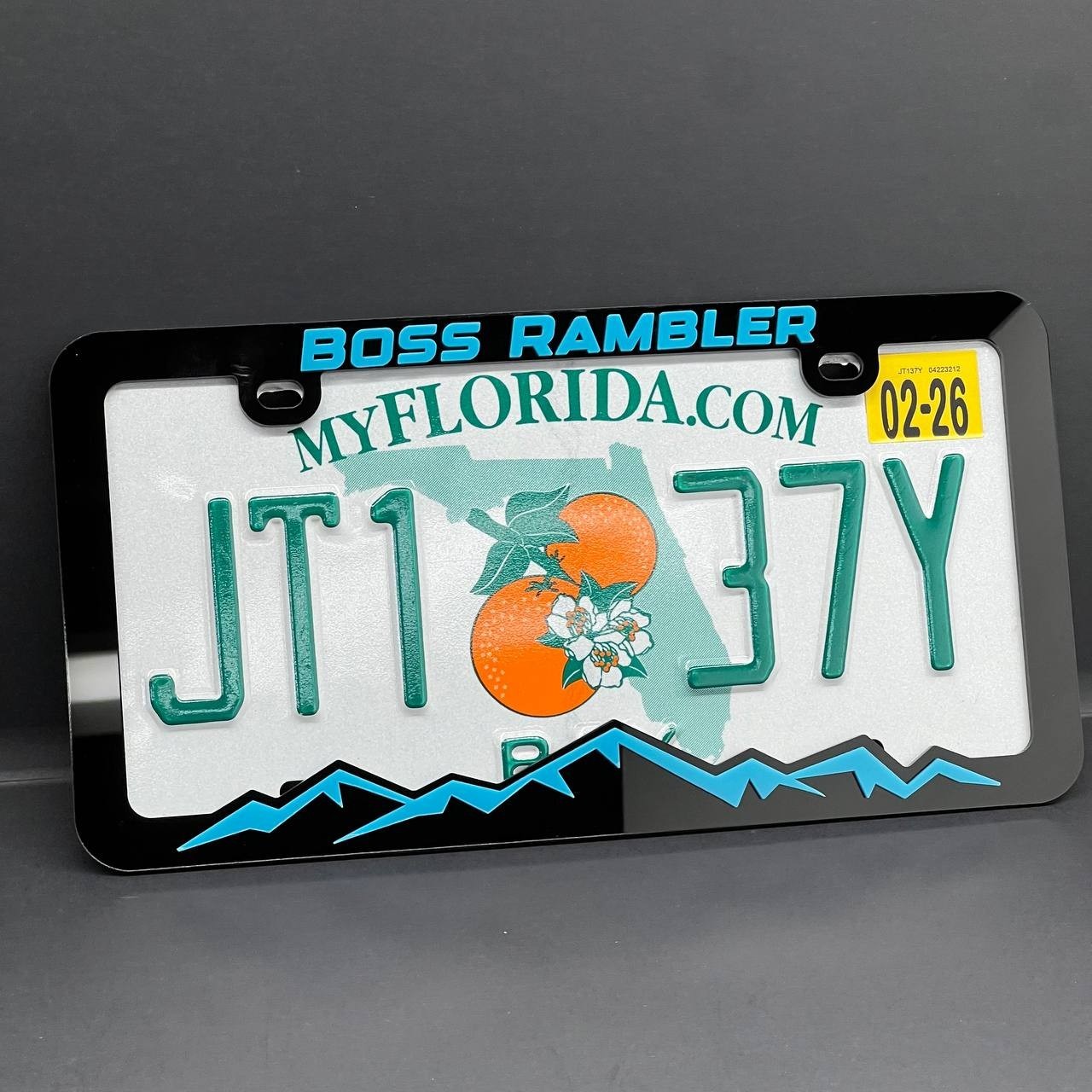 BOSS RAMBLER License Plate Frame Cover – Car Tag Frame for Truck SUV Car