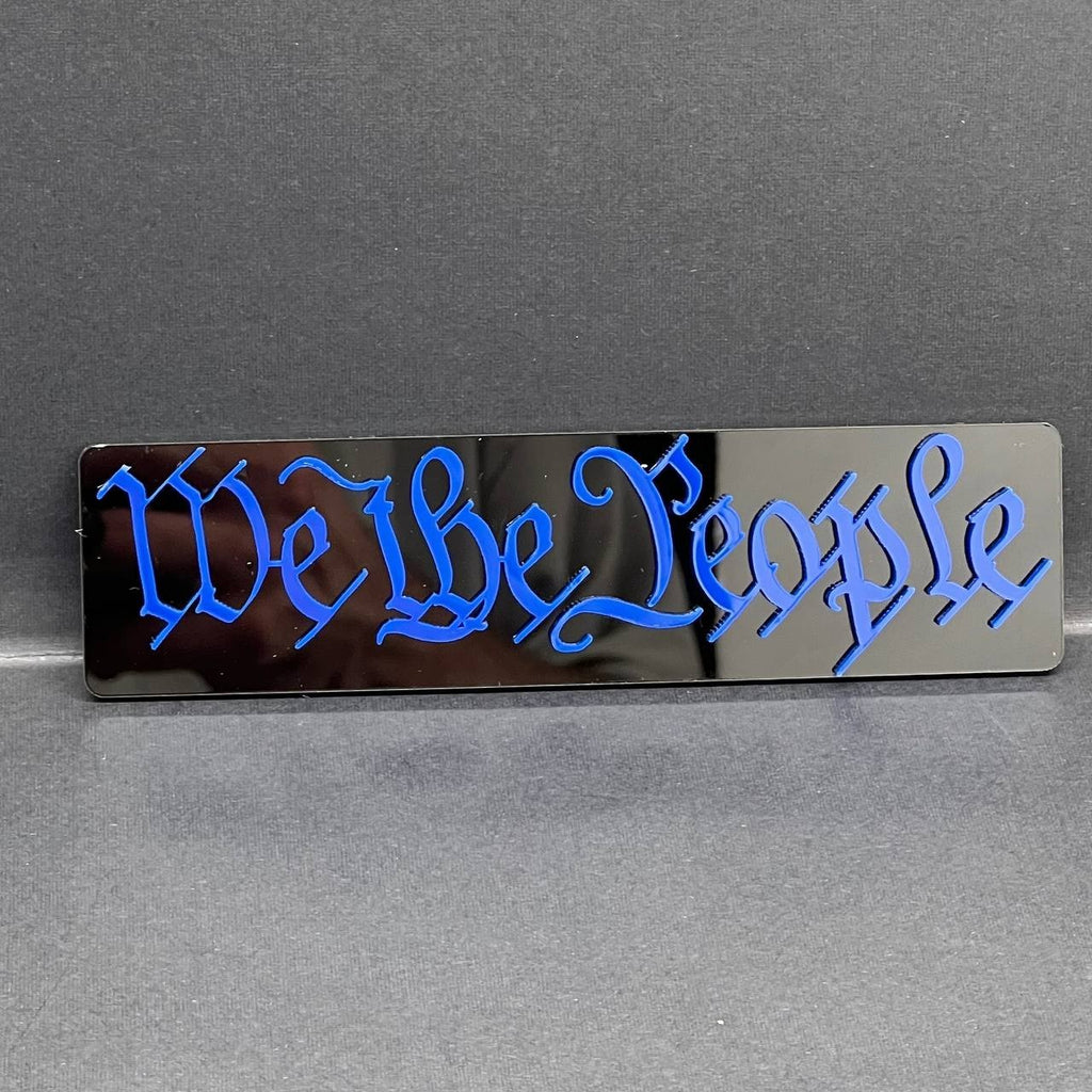 1PC We The People Badge Car Emblem – Patriotic Badge Logo for Car, Truck, or SUV