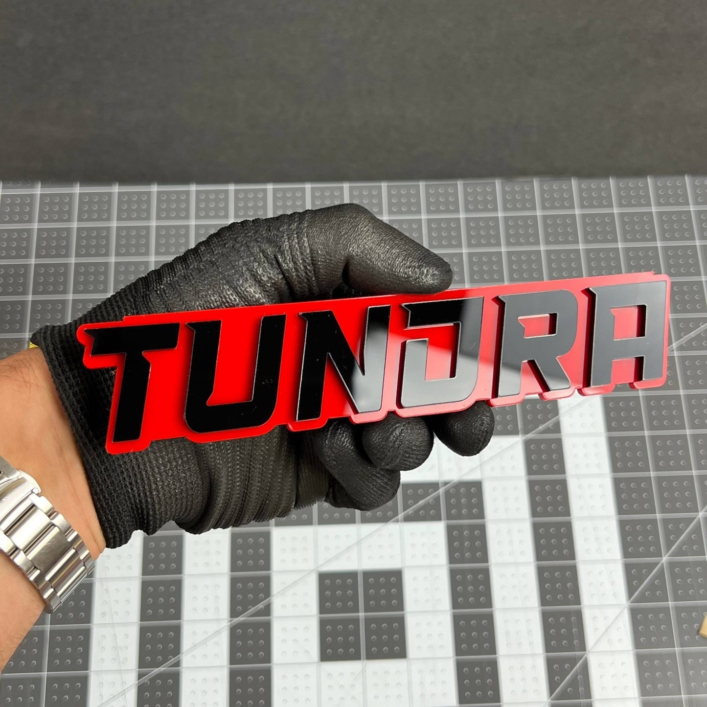 1PC TUNDRA Emblem – Multicolor 3D Acrylic Car & Truck Fender Badge